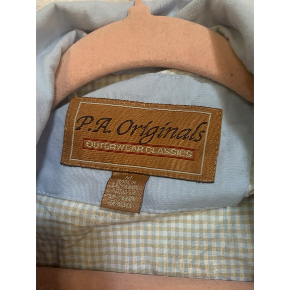 PA Originals Outerwear Classics Womens Medium Light Blue Windbreaker Jacket‎ - Picture 3 of 12